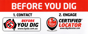 We are fully accredited by Dial-Before-You-Dig